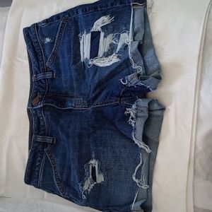 Lauren Conrad  Distressed Jean Shorts